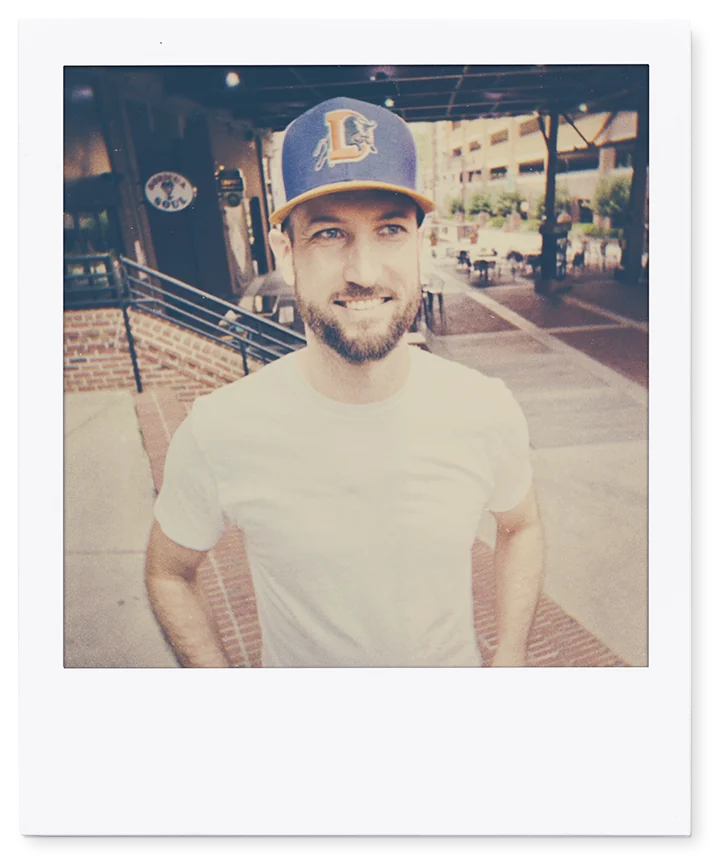 Polaroid portrait of Drew Jackson